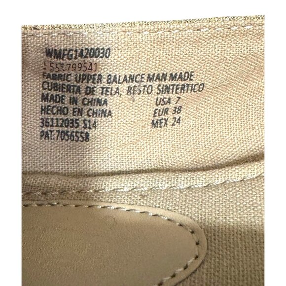 Faded Glory Gold Glitter Ballet Flats With Elastic Strap & Button Detail - Picture 8 of 12